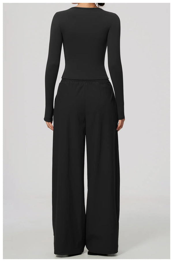 SPARK Women's Loose Wide-Leg Fit Athletic Pants ZC9599