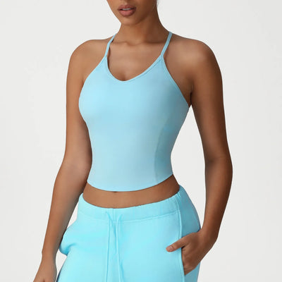 SPARK Thin Strap Yoga Tank Top Beautiful Back YG2525