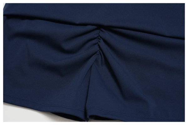 SPARK Women's Contrast Color Foldable Shorts For Women ZC3588