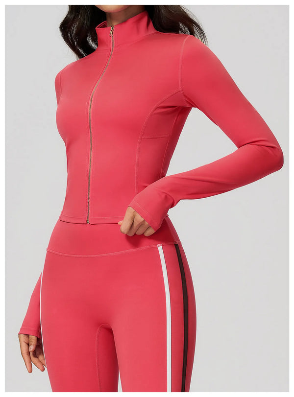 SPARK Women’s Waist-Cinching Long Sleeve Cycling Jacket ZC2578