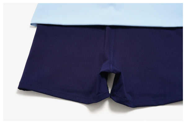 SPARK Women's Fold-Over Waist Naked-Feel Yoga Shorts ZC2570