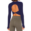 SPARK Ribbed Long Sleeve Yoga Tops MYCX204