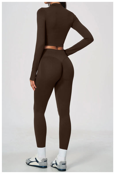 SPARK Seamless Women’s Cropped Yoga Fitness Jacket ZC5112