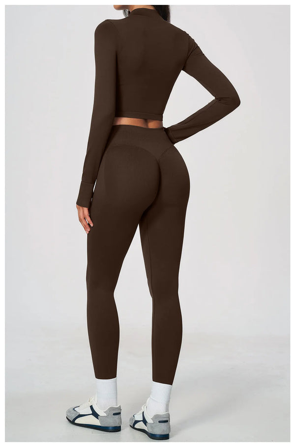 SPARK Seamless Women’s Cropped Yoga Fitness Jacket ZC5112