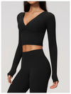SPARK Women's Slim-Fit Long-Sleeve Yoga Top ZC4208