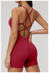 SPARK Women's Backless Yoga Fitness Jumpsuit ZC3091