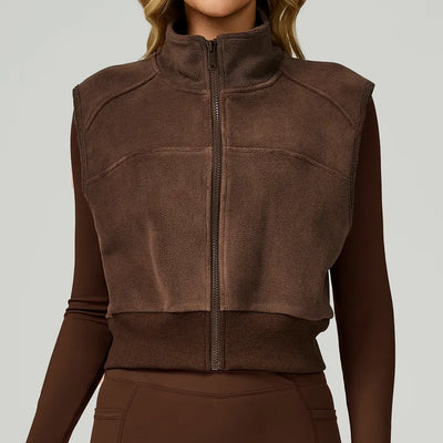 SPARK High Collar Autumn & Winter Plus Velvet Vest ZC2037