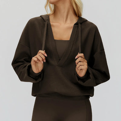 SPARK New Large Deep V Shaped Hoodie ZC9308