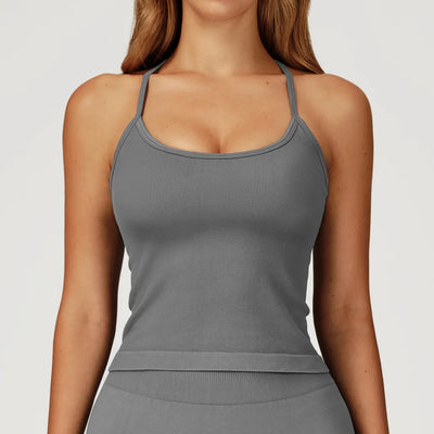 SPARK Seamless New Cross-strap Beautiful Back Yoga Vest ZC4513