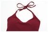 SPARK Women's Halter Neck Tie-Up Yoga Tank Top ZC5560