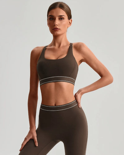 SPARK Women's High Impact Adjustable Back Closure Yoga Bra LQ2231