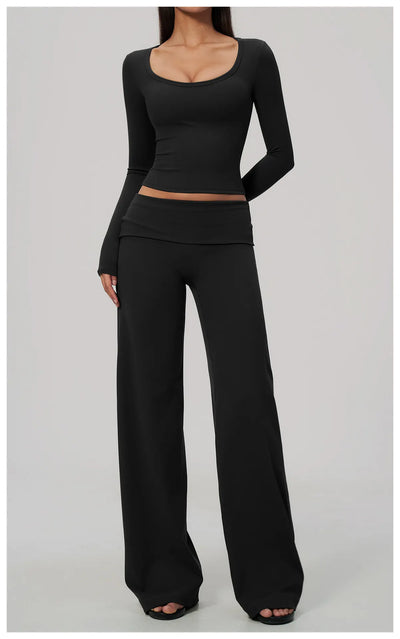 SPARK Women's Long-Sleeve High Stretch Slim-Fit Yoga Top ZC9599