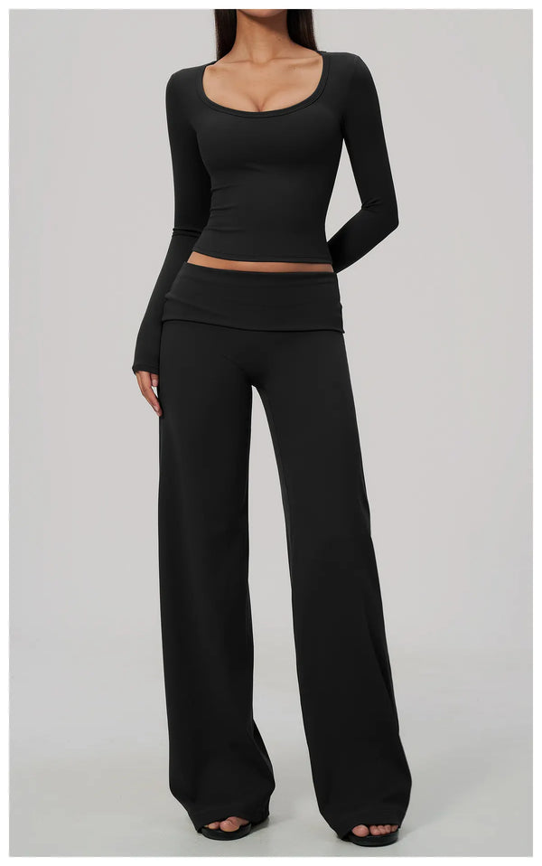 SPARK Women's Long-Sleeve High Stretch Slim-Fit Yoga Top ZC9599