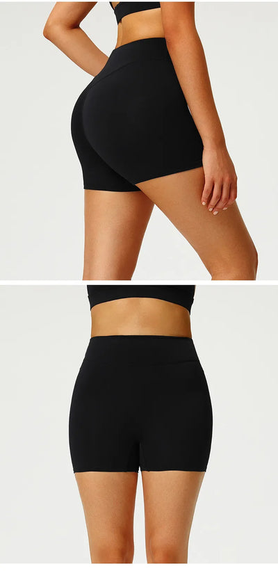 Women's High Waist Yoga Fitness Shorts CT2157
