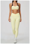 SPARK Women's Naked-Feel Cross Waist Yoga Leggings ZC2588