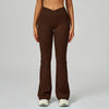 SPARK Cross High Waist Flared Pants for Women ZC2030
