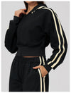 SPARK Women’s Color Block Cropped Hooded Jacket | Thick Warm Athletic & Casual Jacket ZC3005