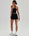 SPARK Women's Racerback Tank Top&Quick Dry Shorts 2 Piece Yoga Set LQ4123