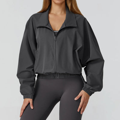 Spark Quick-Dry Stand Collar Sports Jacket for Women ZC2031