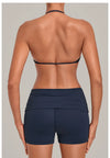 SPARK Women's Halter Neck Sports Bra with Built-In Pads TF8402