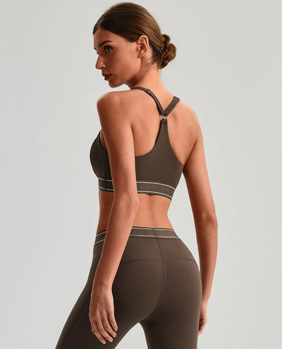 SPARK Women's High Impact Adjustable Back Closure Yoga Bra LQ2231