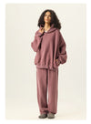 SPARK Unisex Washed-Style Plush-Lined Sweatshirt Set PL8305