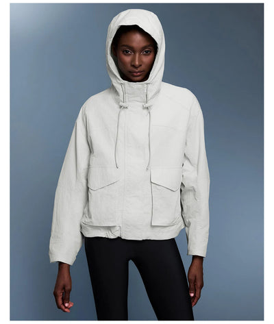 SPARK Light Outdoor Waterproof Hooded Jacket For Women DQ25126