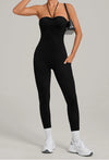 SPARK Women’s Versatile Yoga Jumpsuit with Side Pockets TF80663