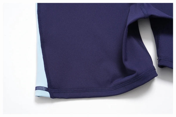 SPARK High Waist Color Block Peach Lift Butt Yoga Shorts ZC2567