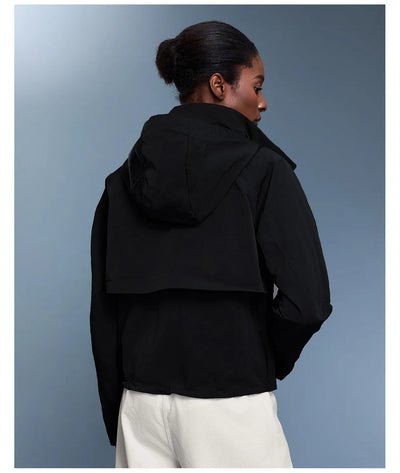 SPARK Outdoor Windbreaker with Storable Hooded Jacket For Women DQ25125