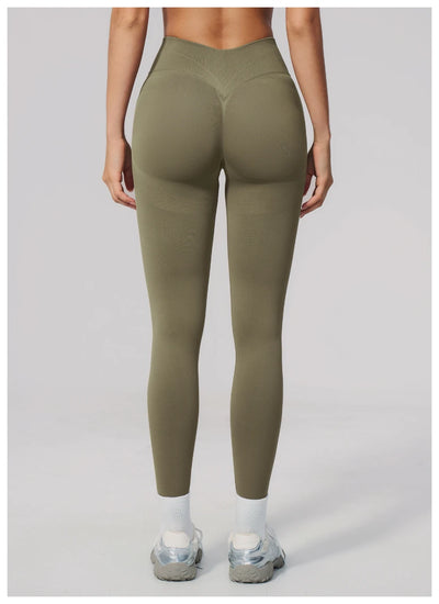 SPARK Seamless Special Back Butt Lifting Tummy Control Yoga Leggings ZC3595