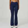 SPARK Cross High Waist Flared Pants for Women ZC2030