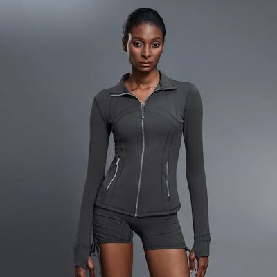 SPARK Autumn Zipper Long-sleeved Yoga Jacket DQ25151