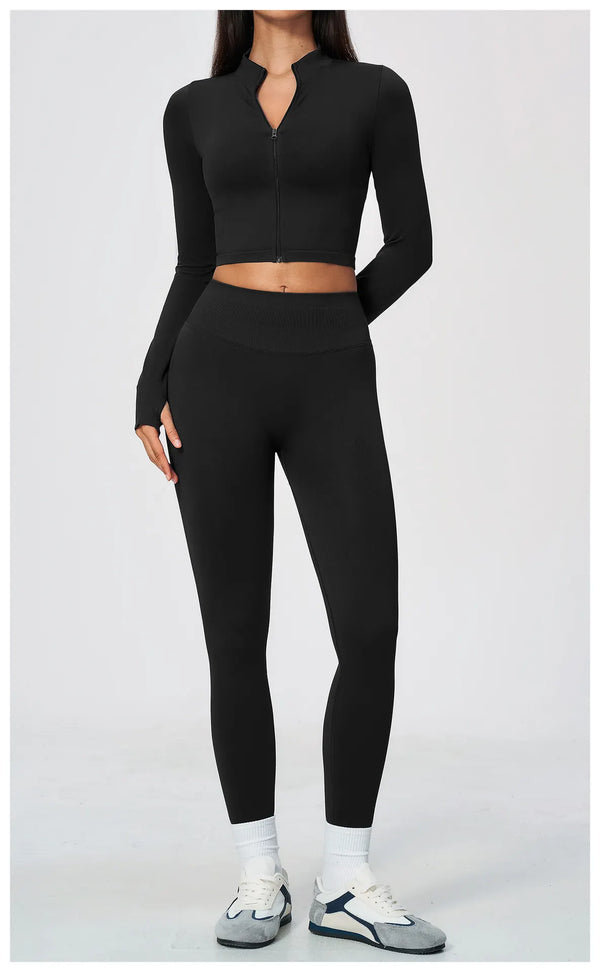 SPARK Seamless Women’s Cropped Yoga Fitness Jacket ZC5112