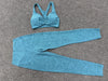 SPARK Ruched Sports Bra & High-Waisted Workout Set TF9291