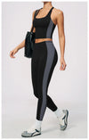 SPARK High Waist Color Block Peach Lift Butt Yoga Leggings ZC2567