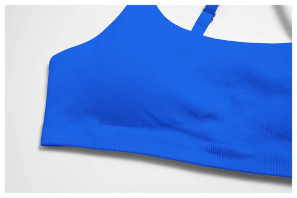 SPARK Seamless Cross Back Adjustable Sports Yoga Bra ZC7790
