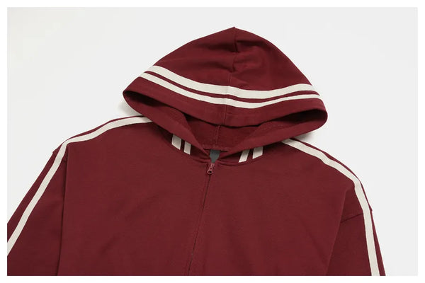 SPARK Women’s Color Block Cropped Hooded Jacket | Thick Warm Athletic & Casual Jacket ZC3005