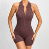 SPARK New Style Zipper Yoga Woman Jumpsuit TFQ22