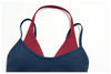 SPARK Women’s Color Block Fake Two-Piece Yoga Bra ZC2585