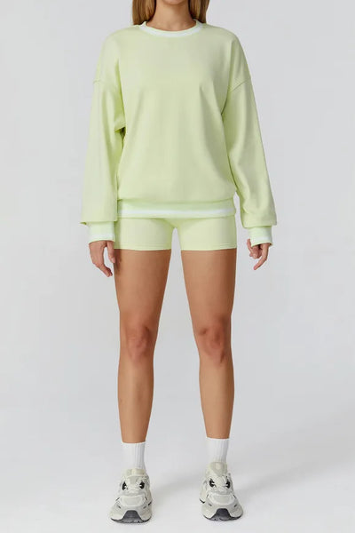 SPARK Autumn Contrast Color Leisure Windproof Sweatshirt ZC7028