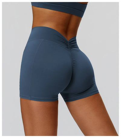 SPARK Back Waist Scrunch Shorts for Women