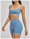SPARK Women's Color Block Spaghetti Strap Yoga Bra ZC6116