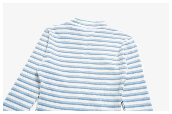 SPARK Women's New Slim-Fit Cropped Striped Fitness Jacket ZC4556