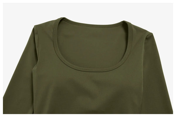 SPARK Women's Long-Sleeve High Stretch Slim-Fit Yoga Top ZC9599