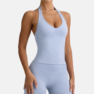 SPARK Seamless Halter Yoga Fitness Tank Top HQ1314