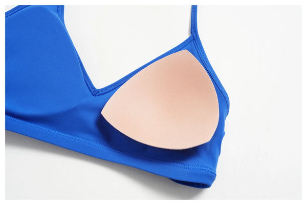 SPARK Women’s Sexy V-neck Halter Yoga Fitness Bra ZC9666