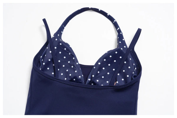 SPARK New Color-blocked Polka Dot Yoga Tank Top ZC4549