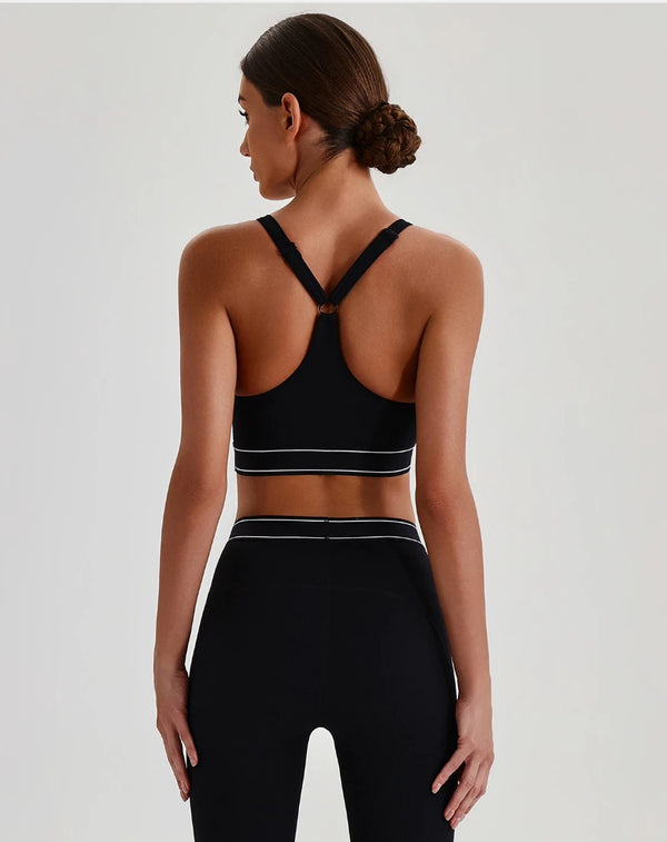 SPARK Women's High Impact Adjustable Back Closure Yoga Bra LQ2231