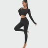 SPARK Seamless Long Sleeve Yoga Fitness Two Piece Set YB1870